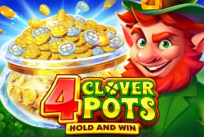 4 Clover Pots Hold and Win — 3 Oaks Gaming